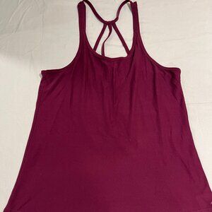 Jockey Burgundy Athletic Tank Size M